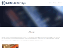 Tablet Screenshot of eastmanstrings.de